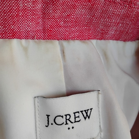 J Crew Blazer 00 Schoolboy Linen Blend Two Button Office‎ Preppy Work Corp - Picture 16 of 16